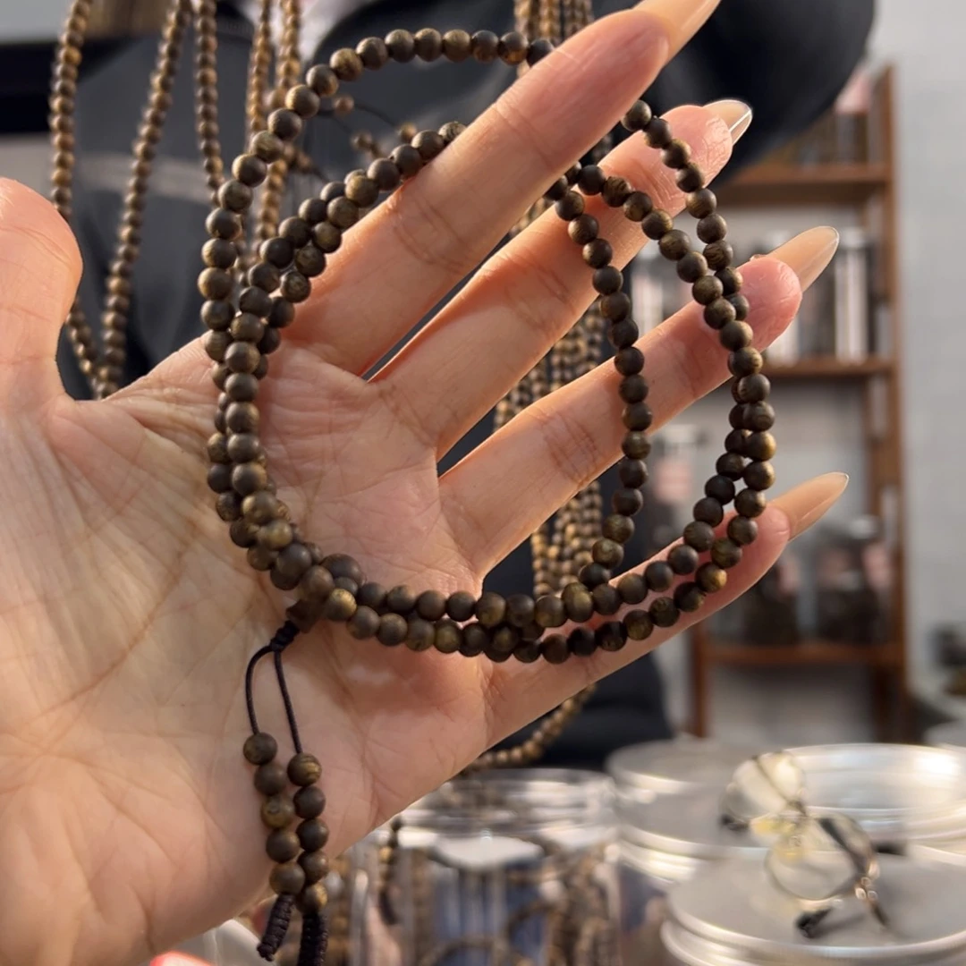 沉香手串奇楠沉香卡4圆多多样性发一