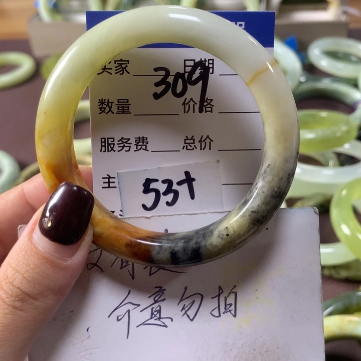 蛇纹石玉未镶嵌手镯309