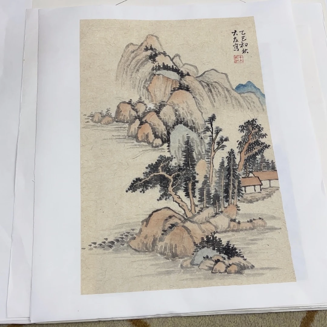 国画左庭强小品艺