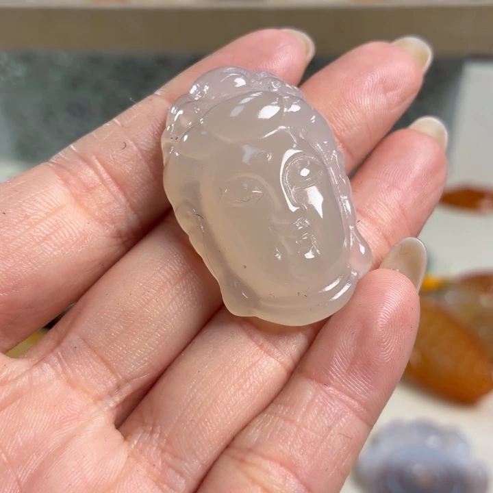 玛瑙/玉髓未镶嵌吊坠(不含链)