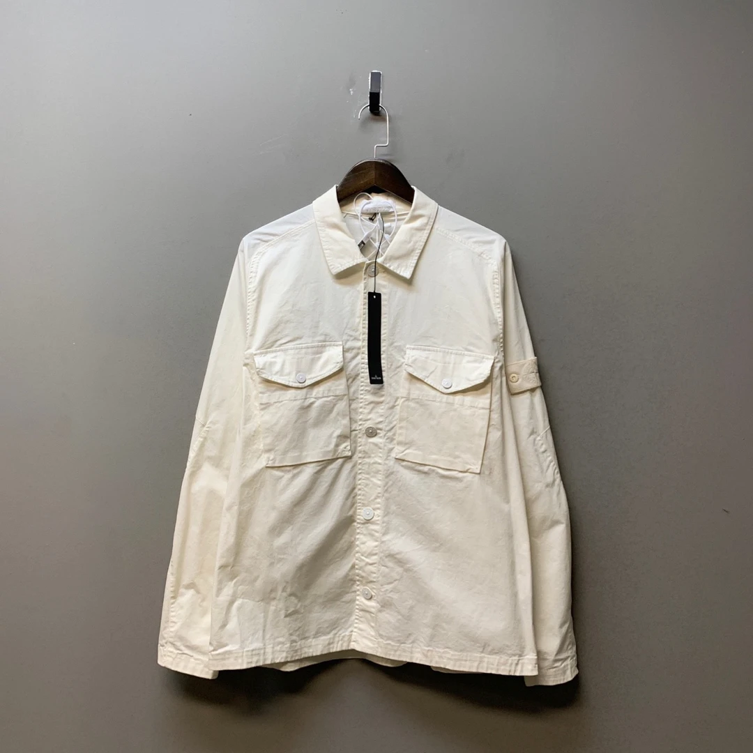 Stone island石头岛/000106/og款白幽灵衬衫外套 XL码