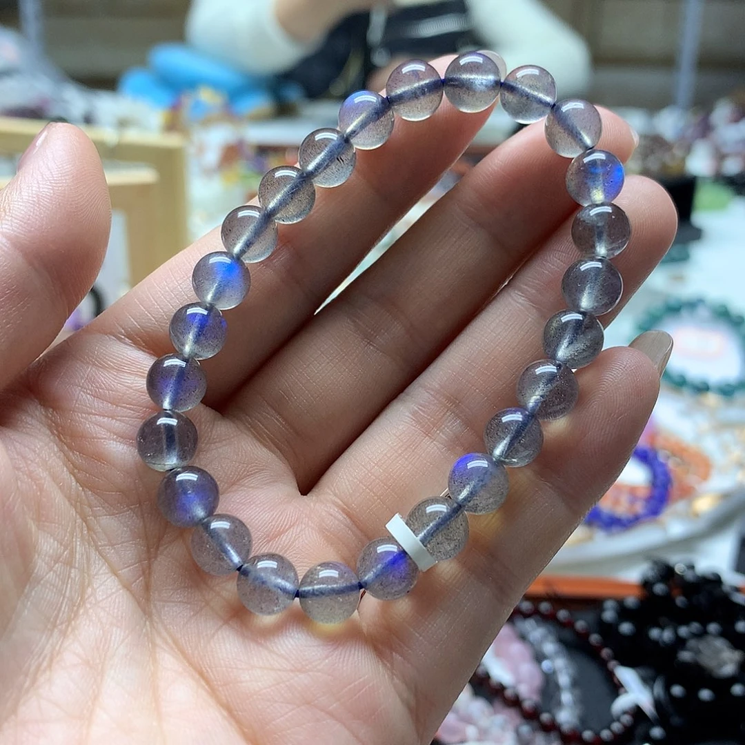 拉长石未镶嵌手链手链