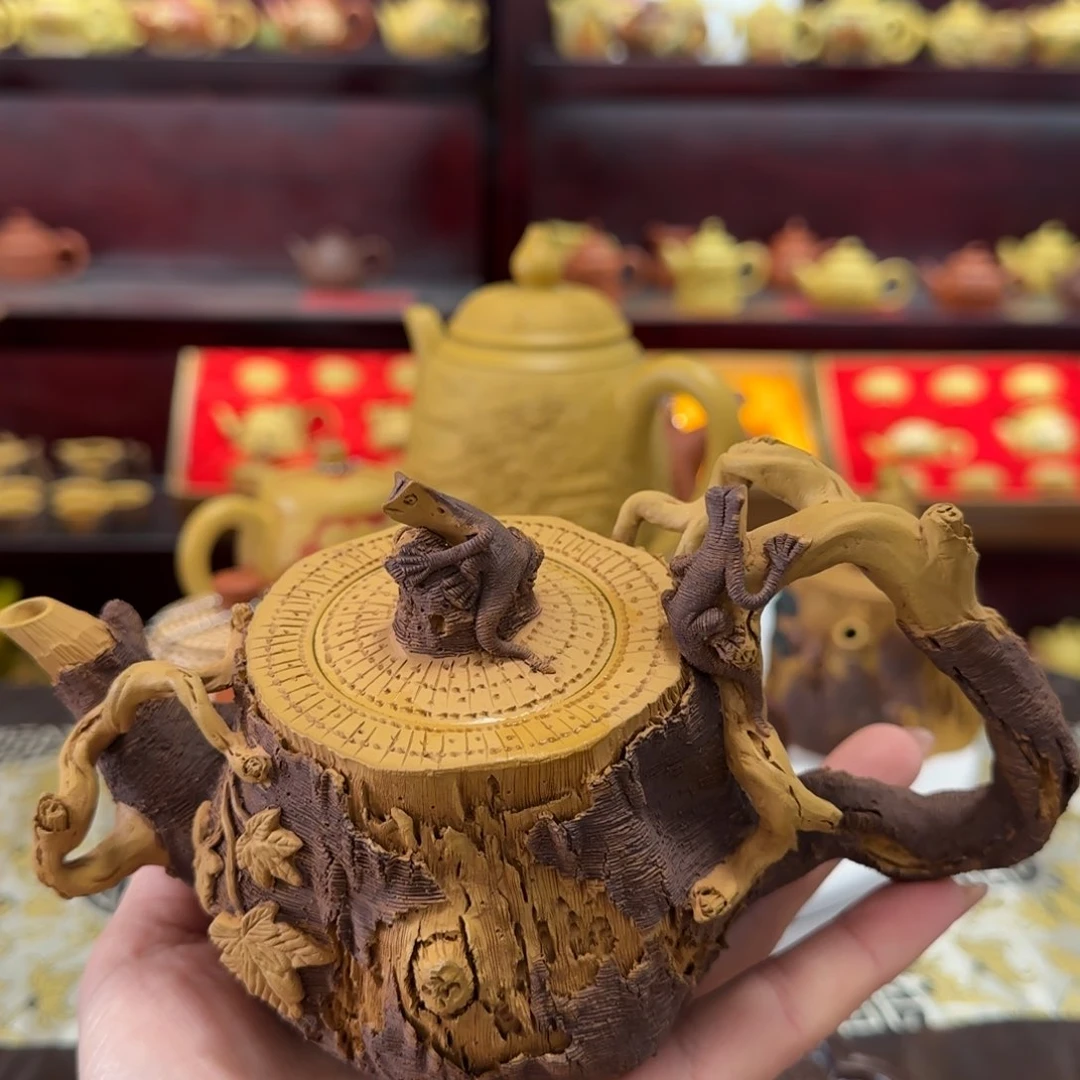 【闪购商品】紫砂茶壶枯木逢春