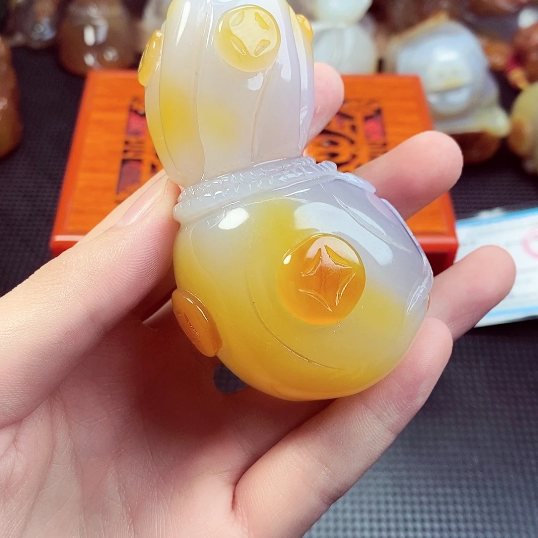 笑***开玛瑙/玉髓未镶嵌玛瑙