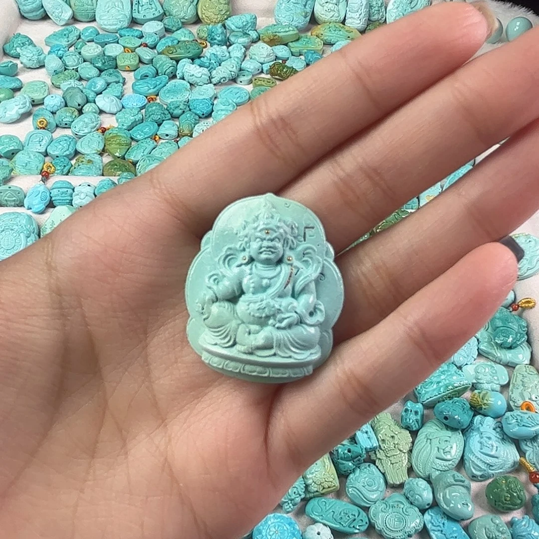 绿松石未镶嵌吊坠(不含链)