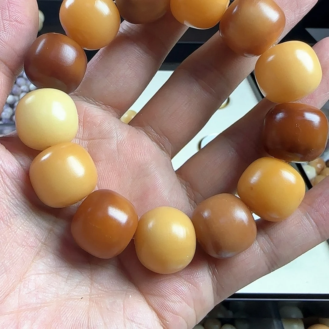 菩提根/象牙果手串生**限瑕疵手串一条