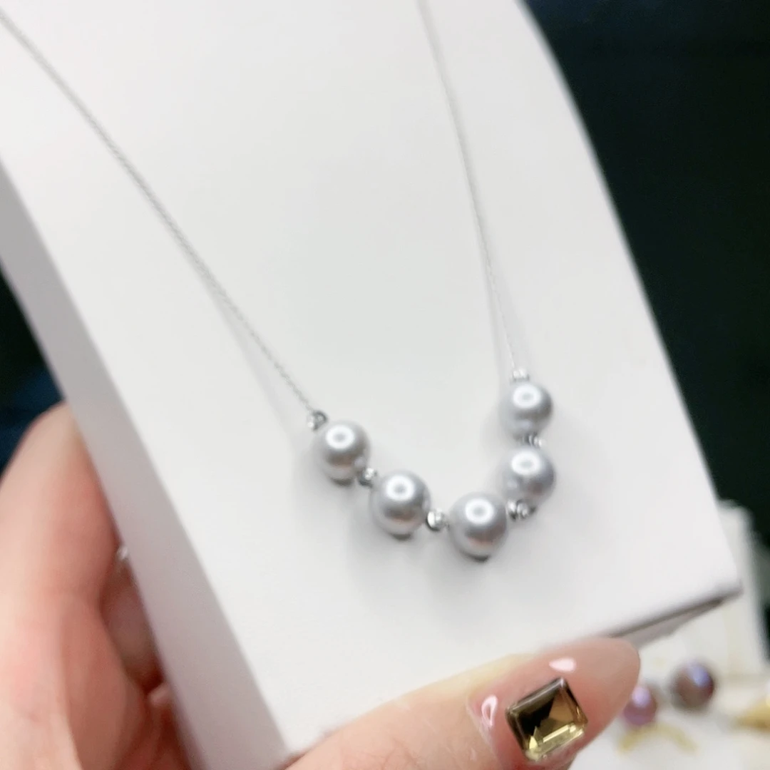 淡水珍珠颈饰合金