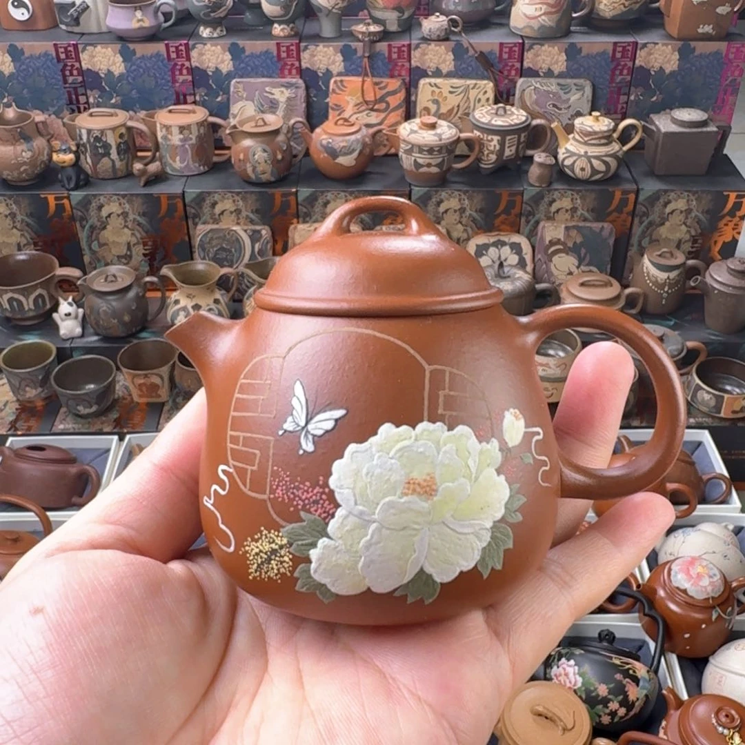 茶壶紫砂150cc原矿精工半手