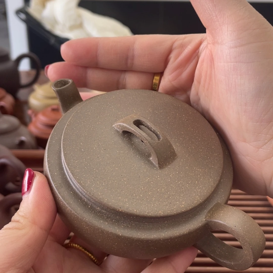 紫砂茶壶灯*汉瓦青段150cc