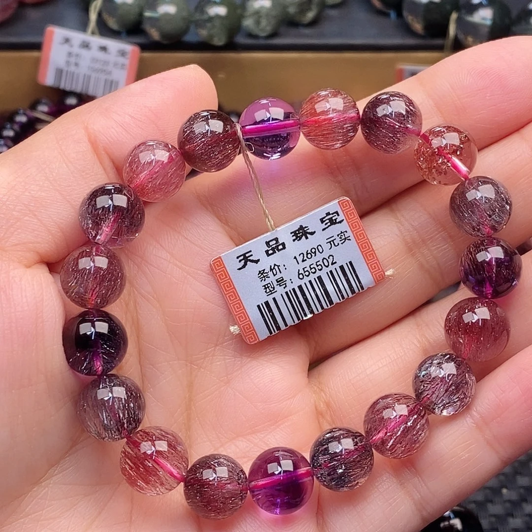 水晶未镶嵌手链超七手链655502