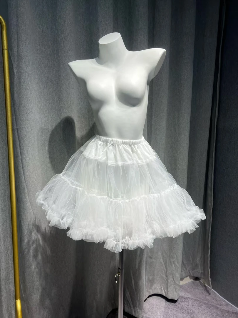 低腰30-55cm无骨裙撑 公主裙裙撑拖尾lolita薄雾少女风