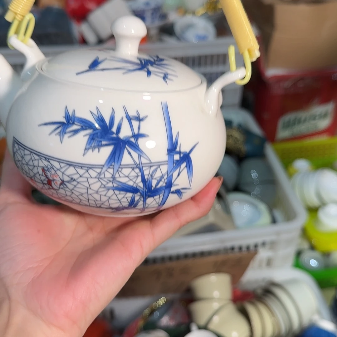 孤品默认微瑕提梁壶