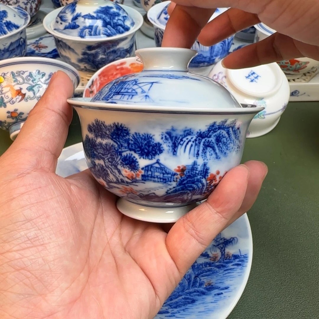 纯手工纯手绘茶具248