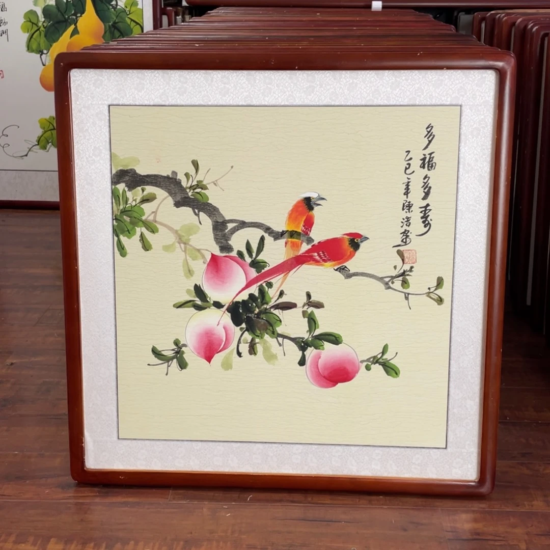 国画带框尺寸63*63厘米