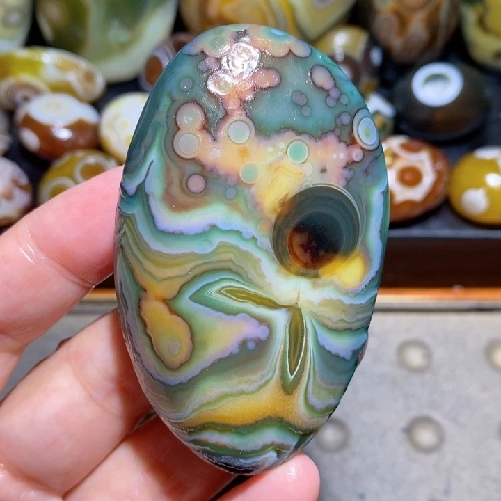 未镶嵌玛瑙/玉髓珠宝半成品5
