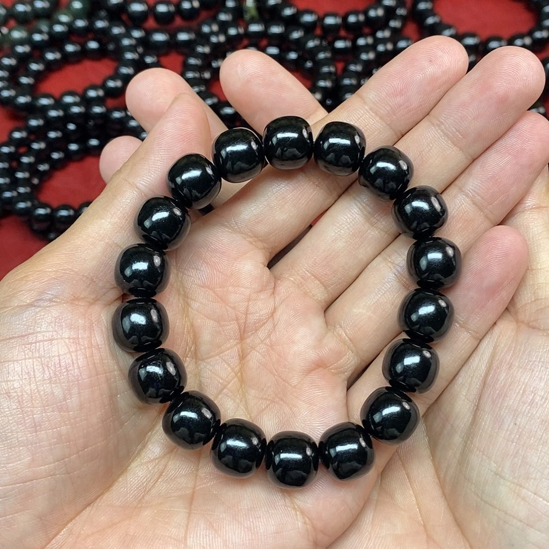 文***～和田玉未镶嵌手链