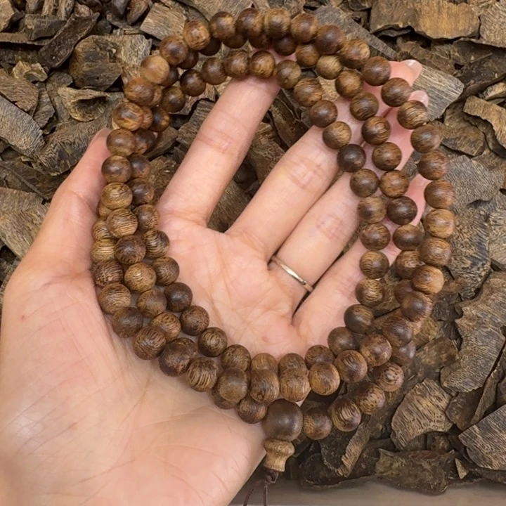 沉香手串母树沉浮一条