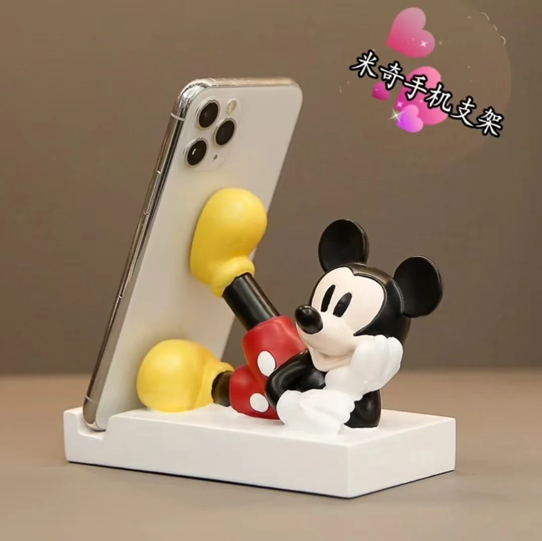 新款可爱米奇卡通ins手机支架个性时尚桌面创意便携手机座懒人用