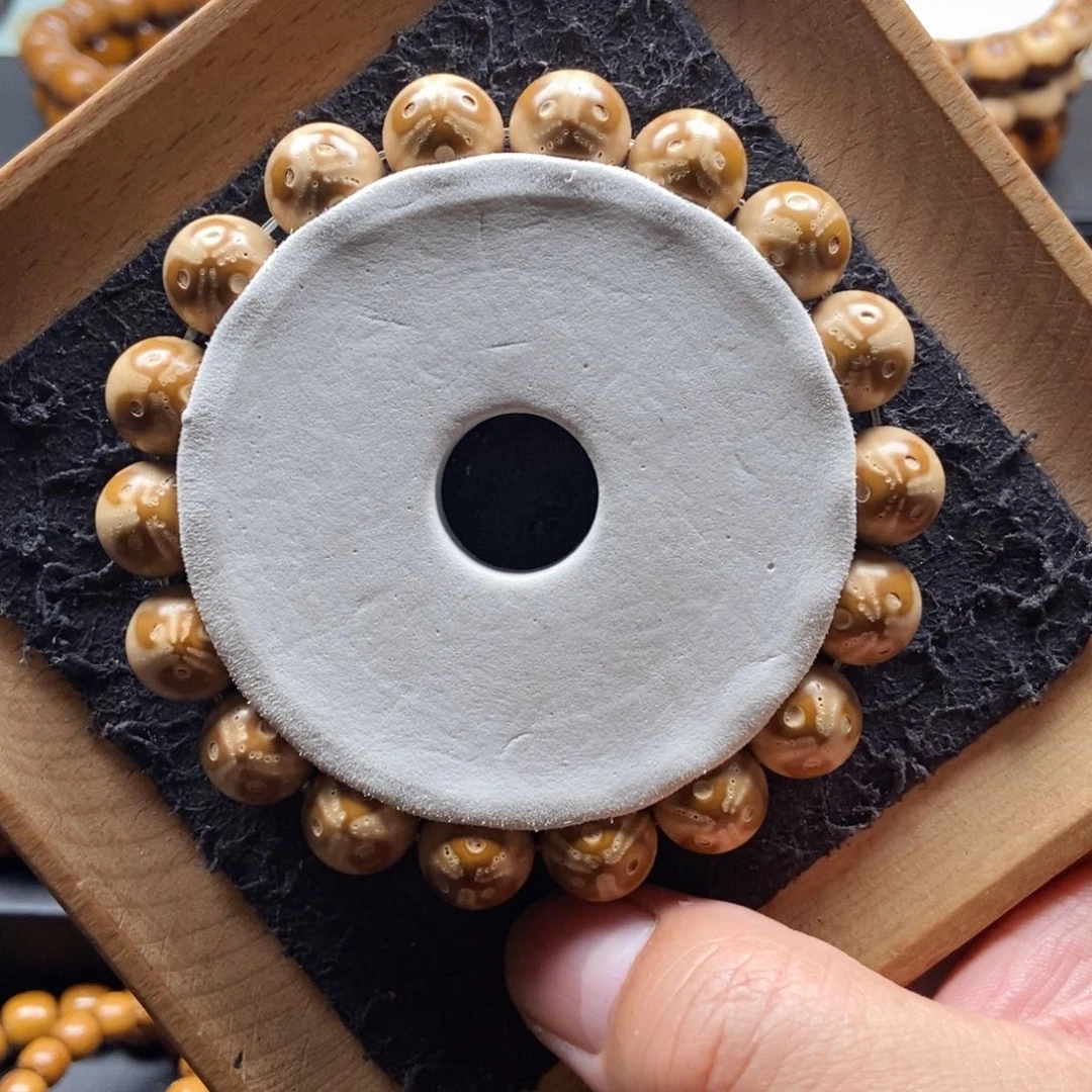 紫金鼠手串12mm精品熊猫