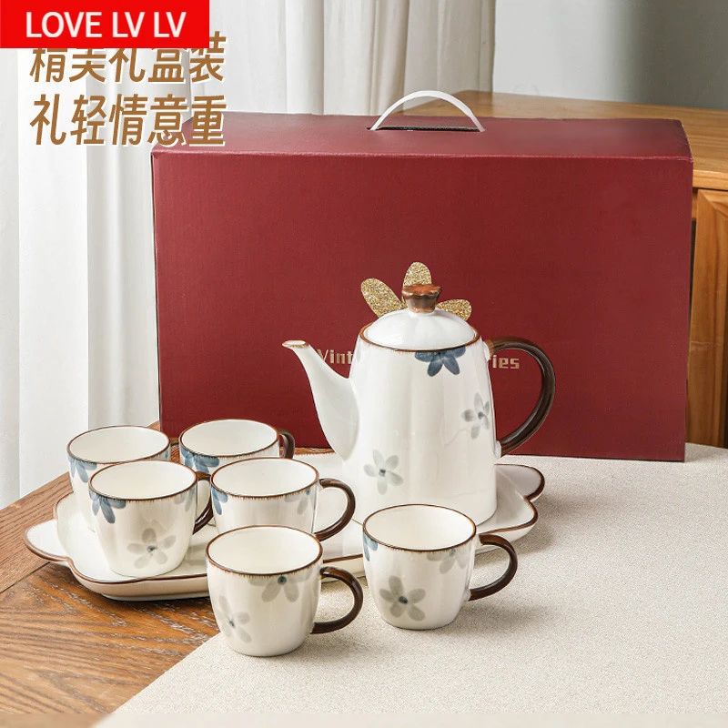 德国品质轻奢高端杯子套装新居乔迁杯子茶杯水杯家用客厅杯具陶瓷