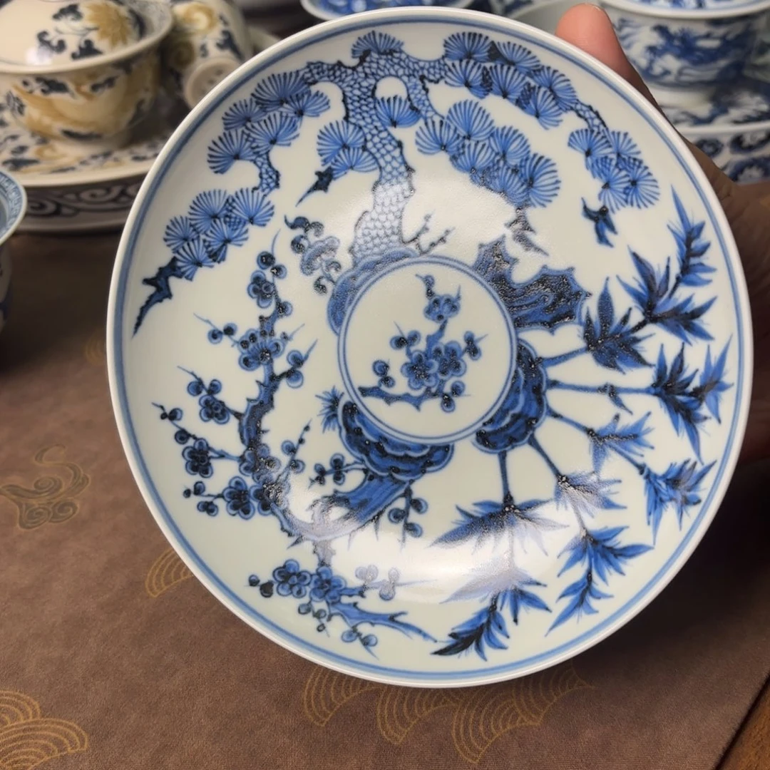 陶摆件景德镇手绘茶器