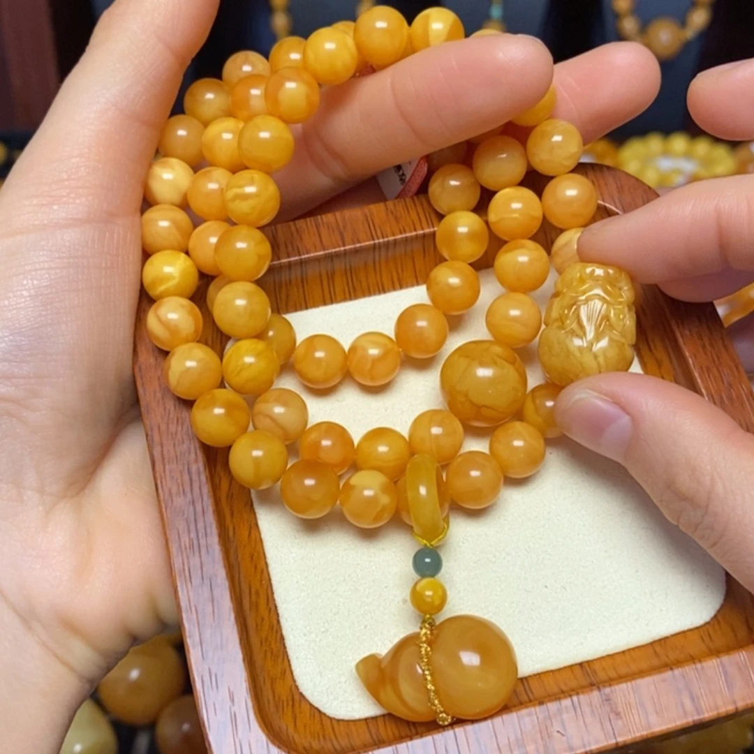 【闪购商品】蜜蜡手链未镶嵌手串