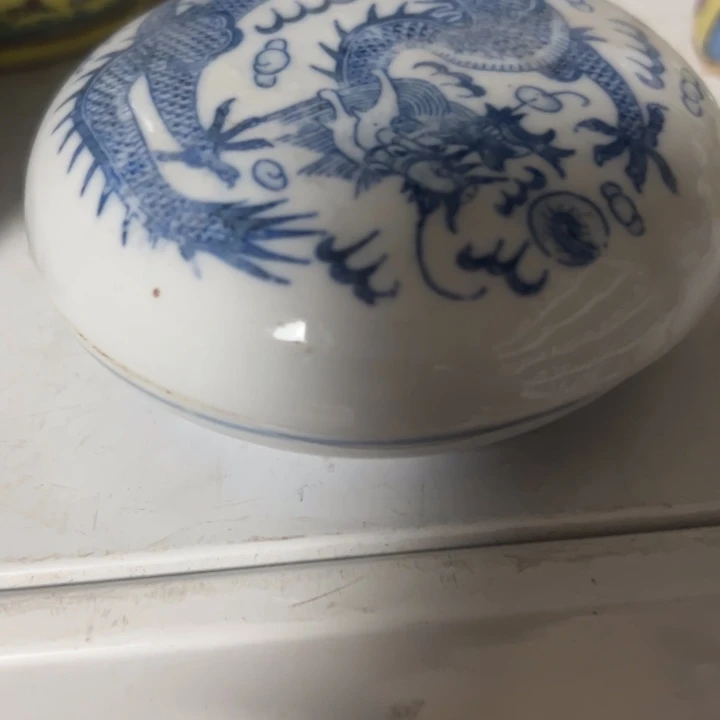 缸景德镇陶瓷青花伊犁河