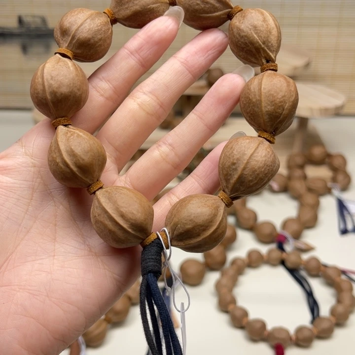 悟***橄榄核手串/手链21.26精品梅林铁核