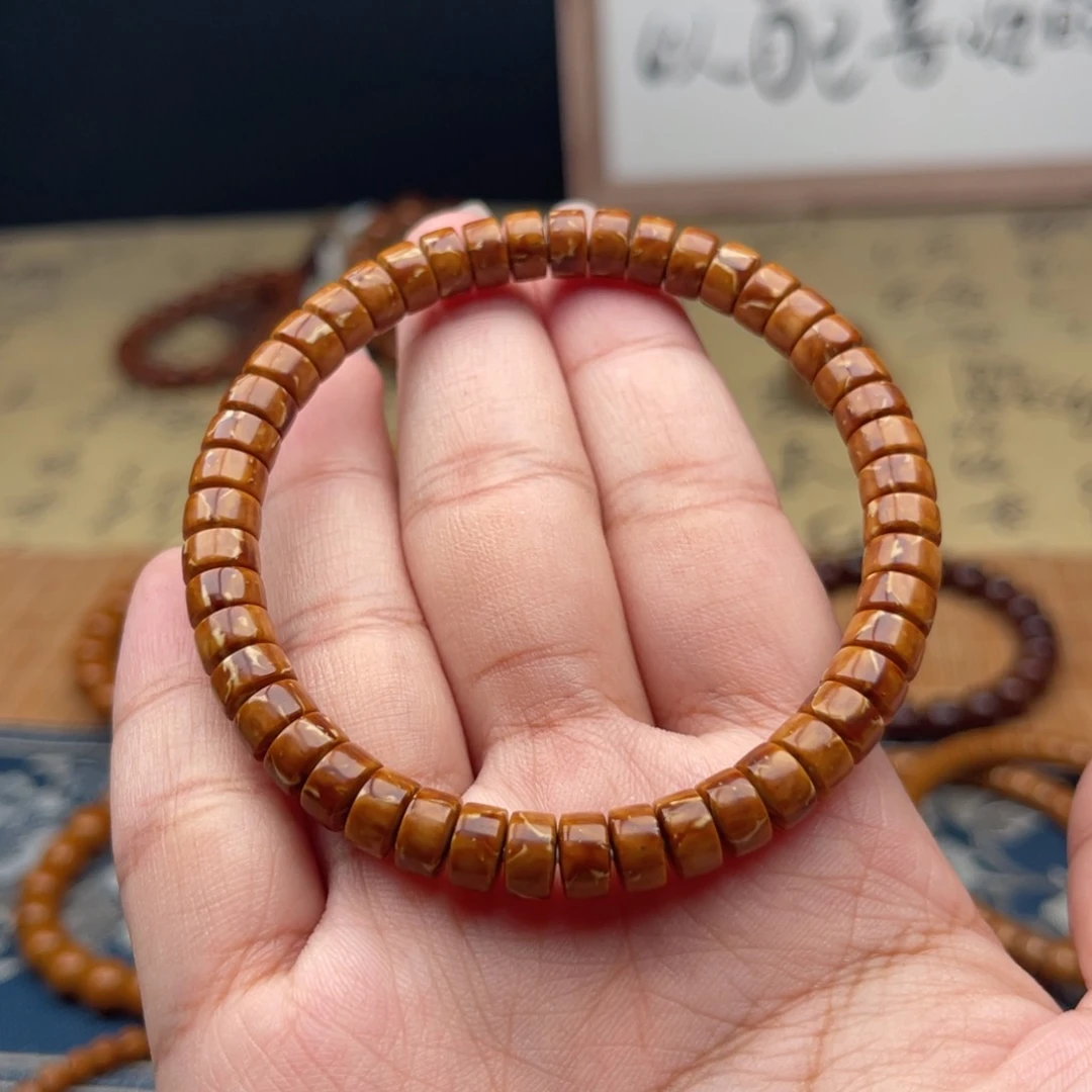 紫金鼠手串74花皮药片