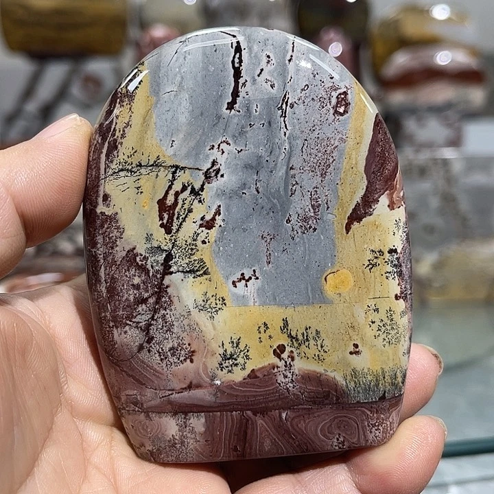 广西石用****3国画石摆件