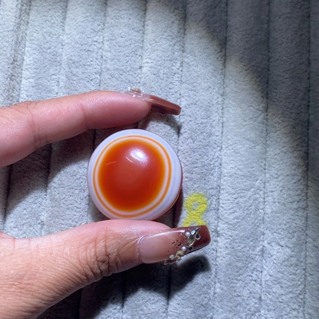 玛瑙/玉髓颈饰未镶嵌双***蛋