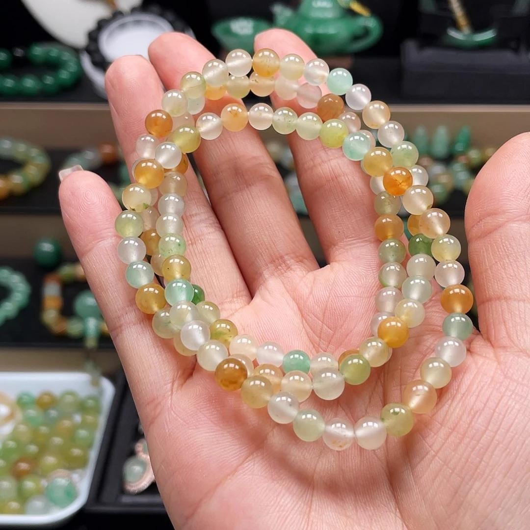 石英质玉未镶嵌手链