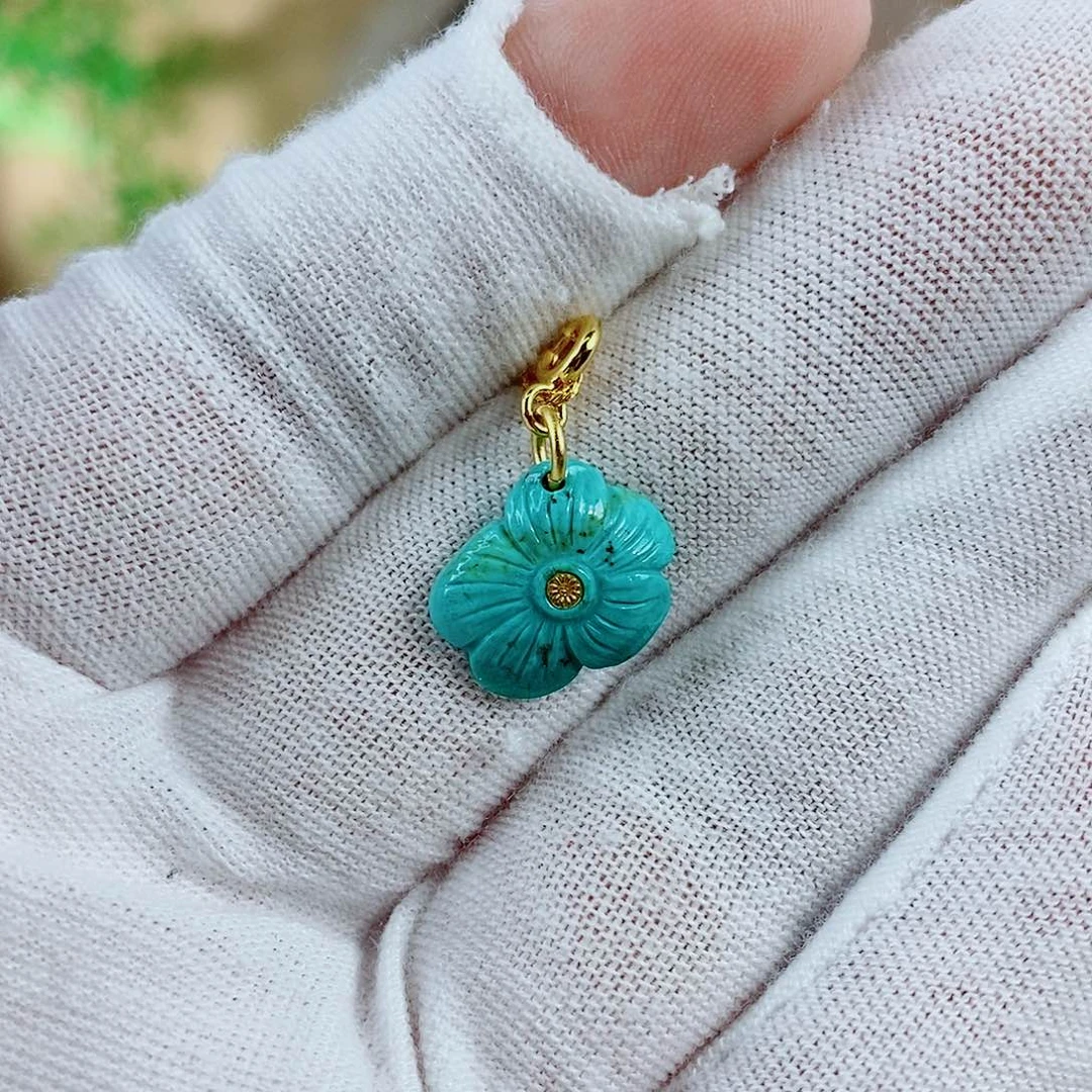 未镶嵌绿松石珠宝奇石