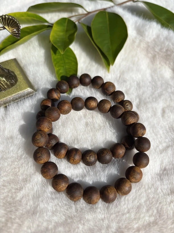 沉香奇楠沉香白奇10圆珠单圈沉水12克➕多样性发一