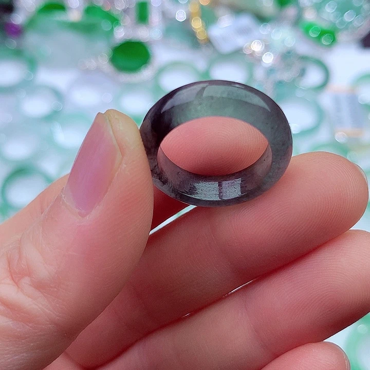 翡翠未镶嵌戒指天然翡翠
