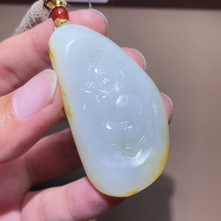 和田玉颈饰未镶嵌Y