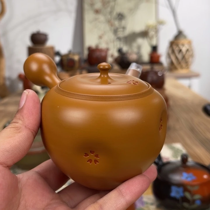 橡***司常滑二代舜园茶壶