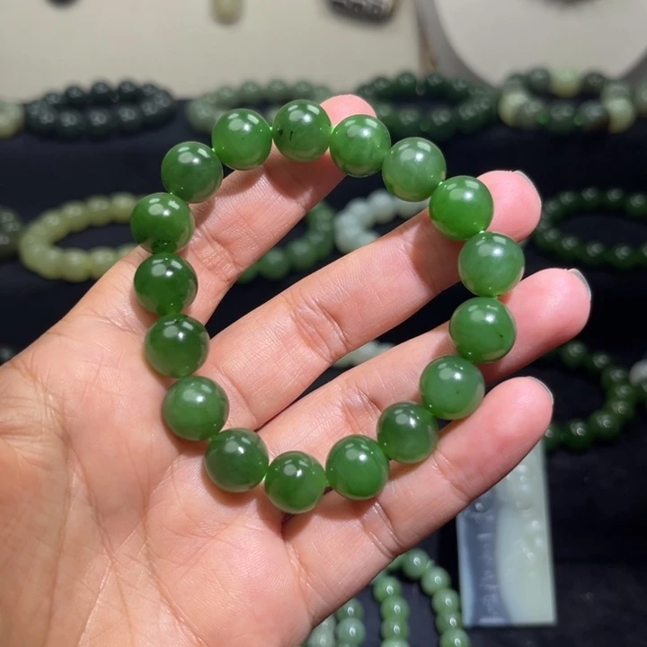 和田玉未镶嵌手链卡12