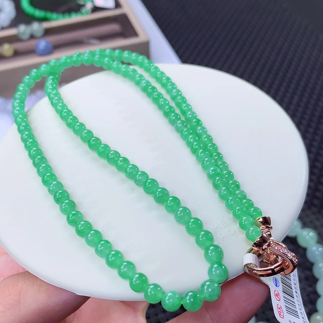 未镶嵌手串翡翠翡翠卡4.7-5