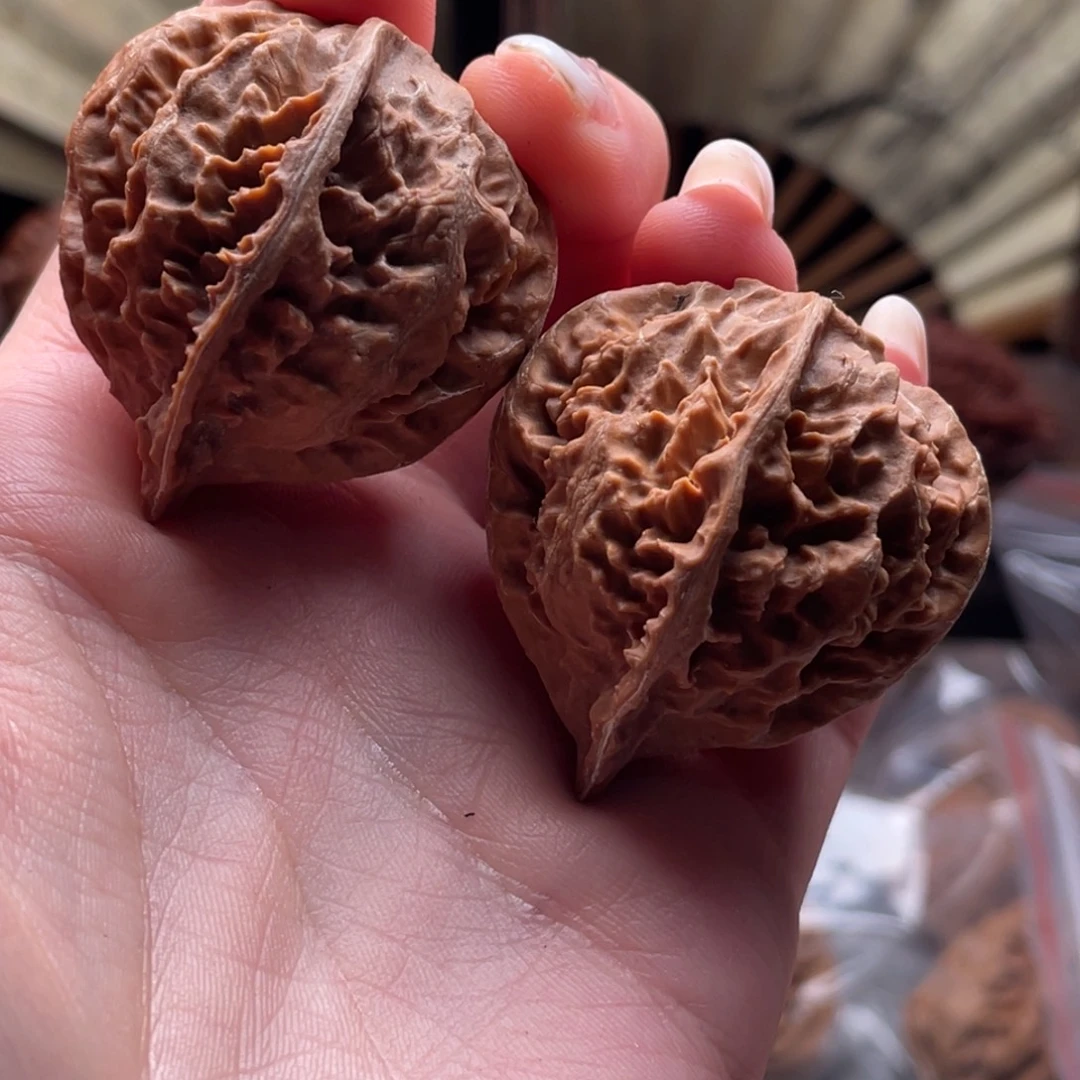 文玩核桃把件楸刀鱼24