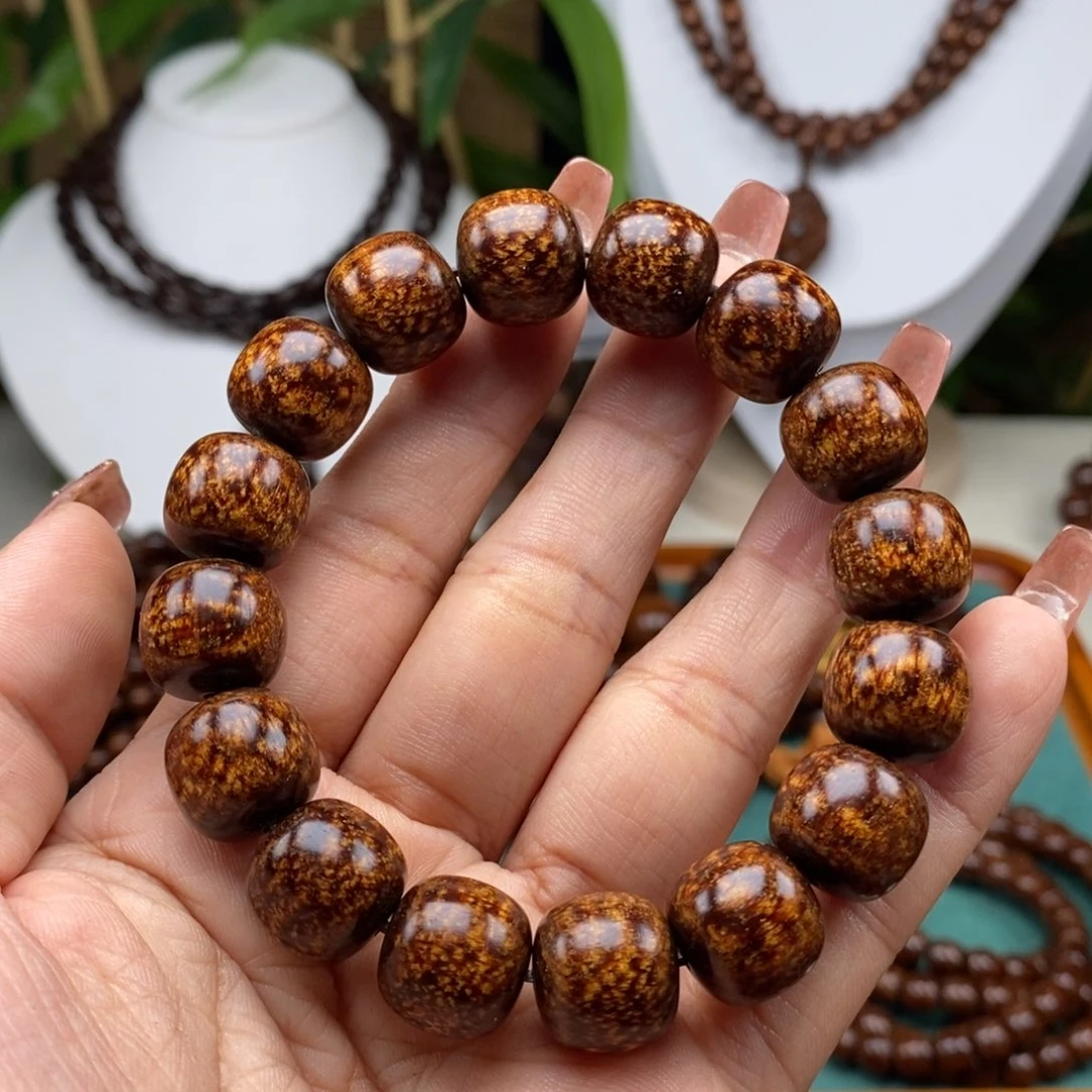 贡木手串/手链贡木1314血泊火凤凰洒金爆龙