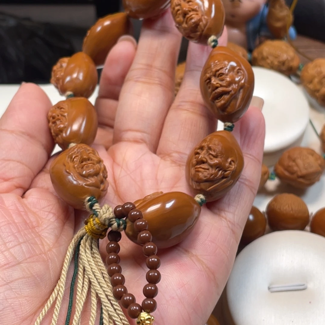 十大弟子罗汉橄榄核手串