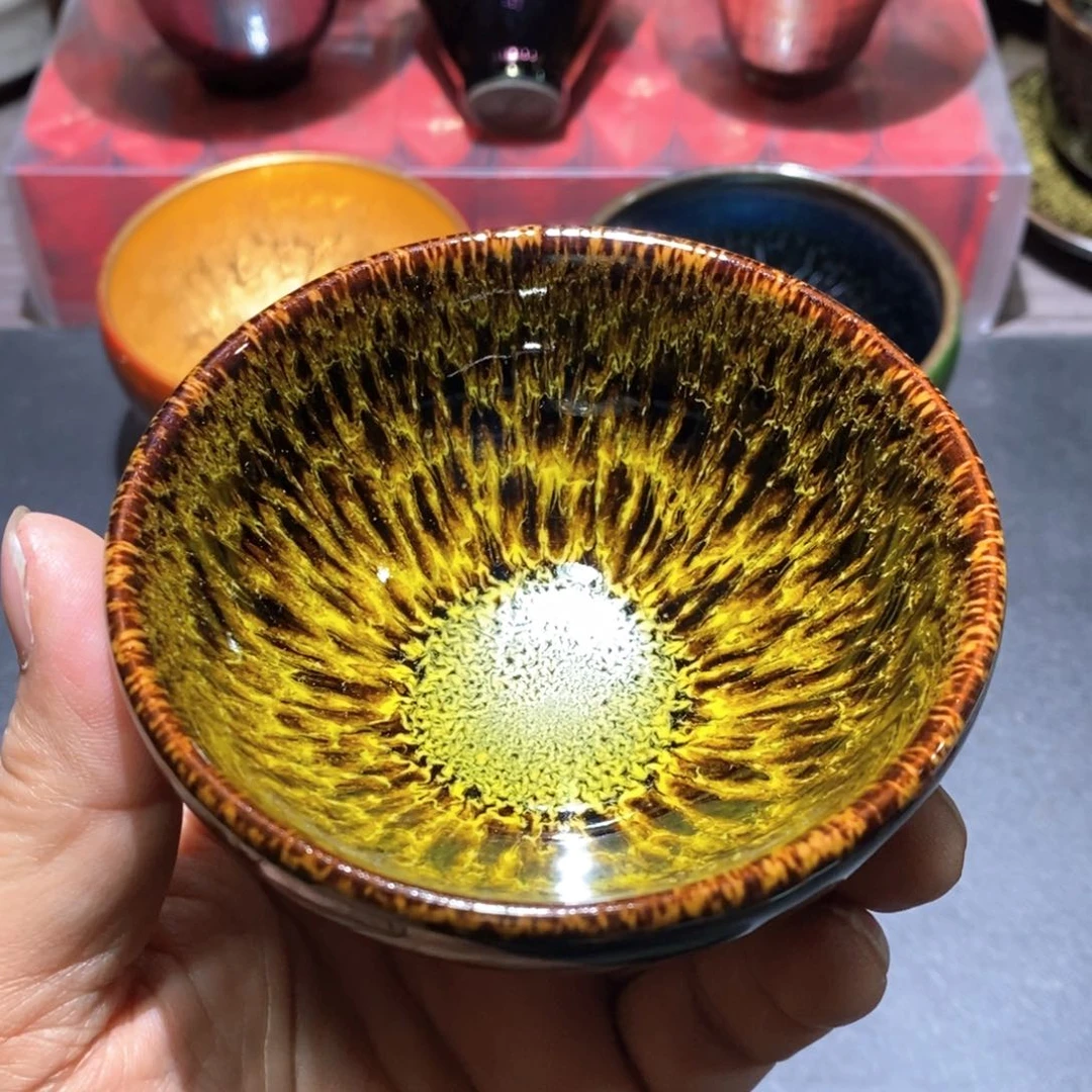 茶盏建窑建盏茶具主人杯