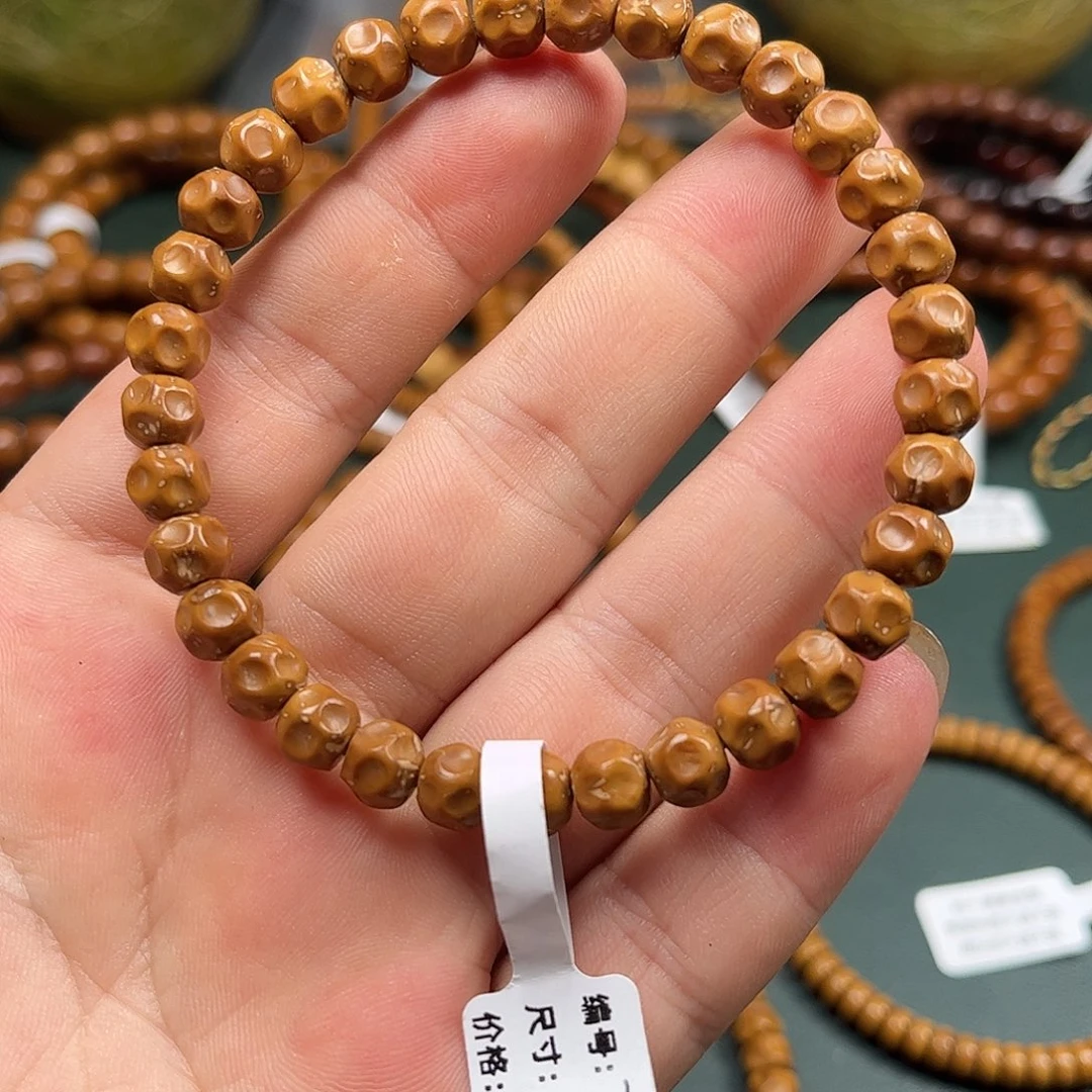 紫金鼠手串7.5纯肉无相