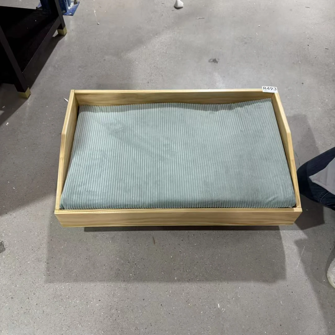 R493#宠物床实木床73*43*23CM【不包装】库存尾货尾货（三楼）2248