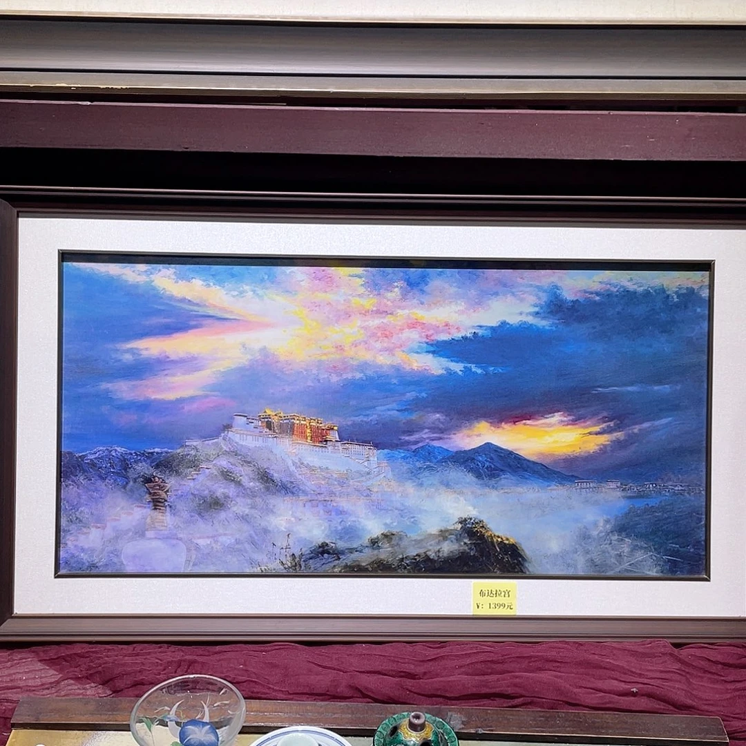 瓷片陶瓷布达拉宫作品