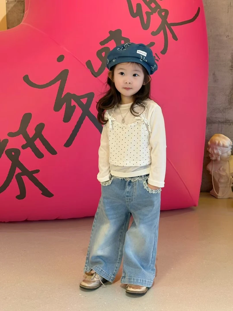 YTJJ春款电子背心上衣两件套套装