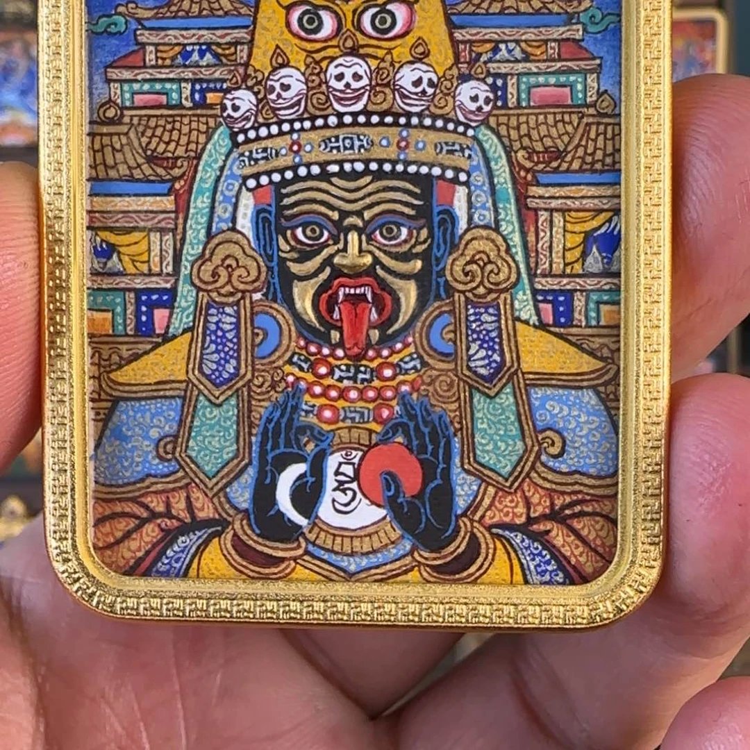 吊坠且*扎基拉姆唐卡艺术