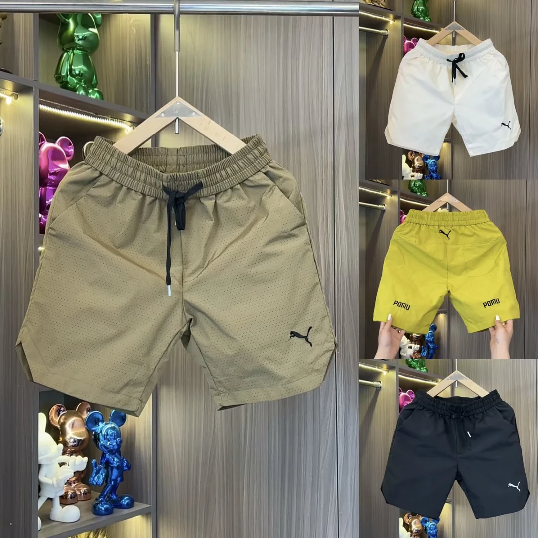 速干沙滩直筒裤潮流五分裤短裤夏季简约风裤子薄款