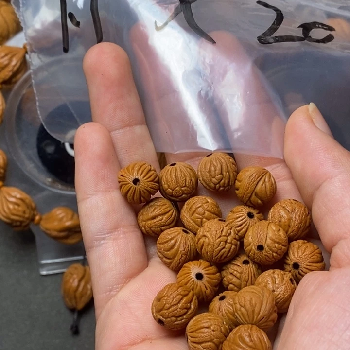 木质类秦岭山桃核